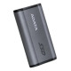 Adata SE880 500GB USB 3.2 Type-C Portable External SSD showcasing its sleek design and compact size for easy portability
