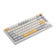 Ajazz AK816 Pro mechanical keyboard featuring hot swappable silver switches and Bluetooth connectivity, ideal for gamers and professionals in Bangladesh.