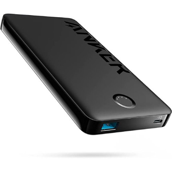 Anker 323 PowerCore 10000mAh Type-C Power Bank with sleek design and fast charging capabilities