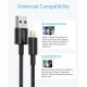 Anker Premium Double-Braided Nylon MFI Lightning Cable 3.3 Feet for iPhone, featuring durability and fast charging in Jashore, Bangladesh