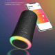 Anker Sound Core Flare Bluetooth Lighting Speaker in black with vibrant LED lights and deep bass