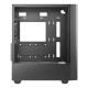 Antec NX500M Mid-Tower Gaming Case showcasing sleek design, RGB lighting, and spacious interior for optimal airflow and component arrangement