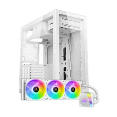 Antec P120 CRYSTAL White Mid-Tower Casing & Symphony 360 ARGB CPU Cooler Combo