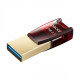 Apacer AH180 64GB USB 3.1 Type-C OTG Pen Drive showcasing its sleek design and features