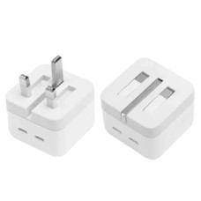 Apple A2344 35W Dual USB-C Port 3-Pin Compact Power Adapter Original MUJ83ZP/A