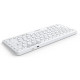 Astrum KT200 Dual Mode Rechargeable Mini Slim Keyboard showcasing a sleek black design, perfect for portable typing in various settings.