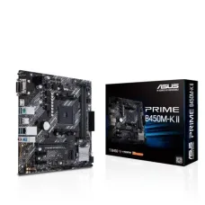 Asus PRIME B450M-K II DDR4 AMD AM4 micro ATX Motherboard (China Version)