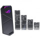 Asus ROG Strix Arion Lite M.2 SSD Enclosure showcasing its sleek design and connectivity options
