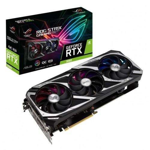 Asus ROG Strix GeForce RTX 3060 OC Edition 12GB GDDR6 Gaming Graphics Card Unix Network | Laptop Shop | Jessore Computer City
