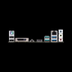 Asus TUF B450-PLUS GAMING AMD ATX Motherboard showcasing its ports, design, and features for high-performance gaming builds