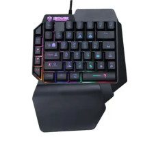 BAJEAL F6 Wired One-handed Gaming Keypad with LED Backlight