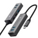 Baseus CAHUB-D0G USB Type-C to USB Hub showcasing multiple ports for enhanced connectivity.