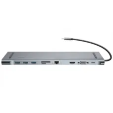 Baseus Enjoyment Series 10 in 1 Type C HUB Multi function Docking Station CATSX-FOG
