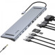 Baseus Enjoyment Series CATSX-G0G 11-in-1 Type-C Hub, perfect for expanding device connectivity with multiple ports.