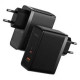 Baseus GaN5 Pro Fast Charger C+U 100W EU, stylish design, compact size, perfect for quick charging of smartphones and laptops