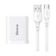 Baseus Huawei Module 1U 40W Super-Fast Charger with 5A Type-C Data Cable, ideal for quick charging in Bangladesh.