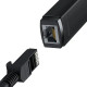 Baseus Lite Series RJ45 Ethernet Adapter designed for high-speed internet connections, featuring a compact and durable design for everyday use.