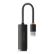 Baseus Lite Series RJ45 Ethernet Adapter designed for high-speed internet connections, featuring a compact and durable design for everyday use.