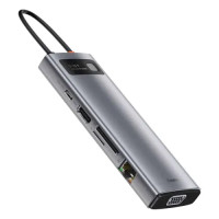 Baseus Metal Gleam Series 9-in-1 Multifunctional Type-C HUB
