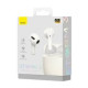Baseus Storm 3 True Wireless Earbuds in white color, showcasing sleek design and modern technology for superior sound quality