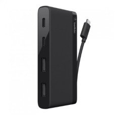 Belkin F4U090btBLK USB-C 4-Port Mini Hub