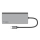 Belkin F4U092btSGY USB Type-C Multimedia Hub showcasing multiple ports and design features