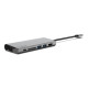 Belkin F4U092btSGY USB Type-C Multimedia Hub showcasing multiple ports and design features