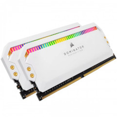 Corsair DOMINATOR PLATINUM RGB 16GB (2x8GB) DDR4 3600MHz C18 RAM Kit White