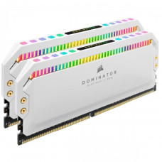 Corsair DOMINATOR PLATINUM RGB 16GB (2x8GB) DDR4 3200MHz RAM Kit White Corsair DOMINATOR PLATINUM RGB 16GB (2x8GB) DDR4 3200MHz RAM Kit White