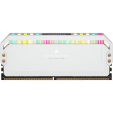 Corsair DOMINATOR PLATINUM RGB 16GB DDR5 6200MHz RAM White Corsair DOMINATOR PLATINUM RGB 16GB DDR5 6200MHz RAM White