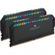 Corsair DOMINATOR PLATINUM RGB 32GB RAM kit showcasing sleek design and vibrant RGB lighting for enhanced PC performance