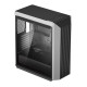 Deepcool CL500 4F AP Mid Tower ATX Gaming Case showcasing sleek design, RGB lighting, and spacious interior for optimal airflow.