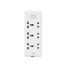 Deli C18339(03) 6 Port Household Power Strip with Surge Protection