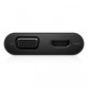 Dell Adapter USB-C to HDMI, VGA, Ethernet, and USB 3.0 DA200 available at Unix Network in Jashore