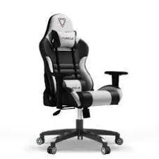 FURGLE Carry Series Racing-Style Gaming Chair White & Black