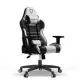 FURGLE Carry Series Racing-Style Gaming Chair White & Black
