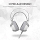 Fantech HG11 Captain 7.1 Surround Sound RGB Gaming Headphone in white with comfortable ear cushions and RGB lighting features