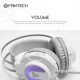 Fantech HG17S Visage II Space Edition RGB USB Gaming Headphone in White, featuring LED lights and a comfortable design for gamers.
