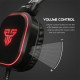 Fantech Legion HQ51 RGB USB and 3.5mm gaming headphone in black color, showcasing sleek design and dual connectivity options.