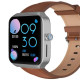 G-TiDE S1 Lite Bluetooth Calling Smartwatch Leather Brown