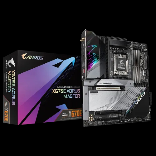 GIGABYTE X670E AORUS MASTER DDR5 AMD AM5 E-ATX Motherboard Unix Network | Laptop Shop | Jessore Computer City