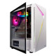 Gamdias ARGUS E4 Elite WH Mid Tower Gaming Case showcasing its sleek white design, RGB features, and optimized airflow for gamers.