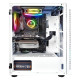 Gamdias ARGUS E4 Elite WH Mid Tower Gaming Case showcasing its sleek white design, RGB features, and optimized airflow for gamers.