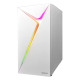 Gamdias ARGUS E4 Elite WH Mid Tower Gaming Case showcasing its sleek white design, RGB features, and optimized airflow for gamers.
