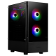 Gamdias TALOS E3 Mid Tower ARGB Case featuring RGB lighting, sleek design, and ample cooling options, perfect for gaming setups in Bangladesh.