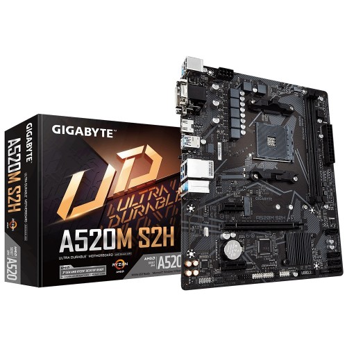 Gigabyte A520M S2H AMD AM4 Micro ATX Motherboard Unix Network | Laptop Shop | Jessore Computer City