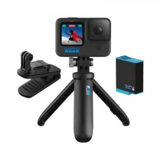 GoPro HERO10 Black 23MP 5.3K Ultra HD Waterproof Touch Screen Action Camera with Accessories Bundle