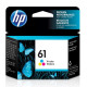 HP 61 Tri-color Original Ink Cartridge designed for vibrant color printing and high-quality output