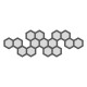 Hexagonal Shape 15 Unit Geometric Wall Light