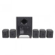 JBL Cinema 510 5.1 Home Theater Speaker setup in a living room